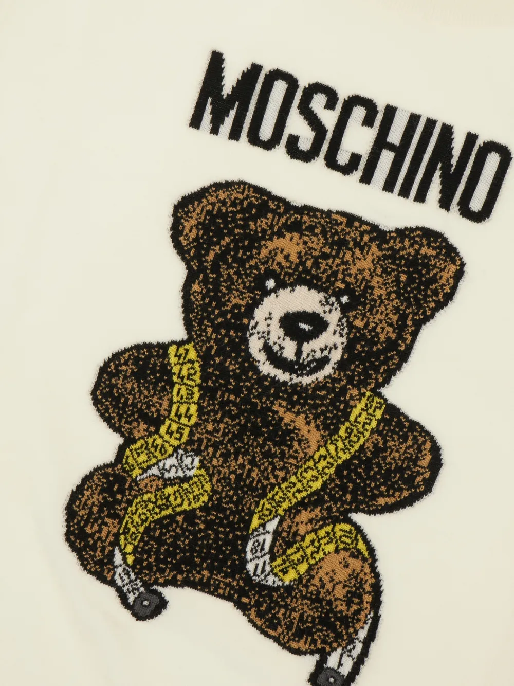 Moschino Intarsia trui Beige