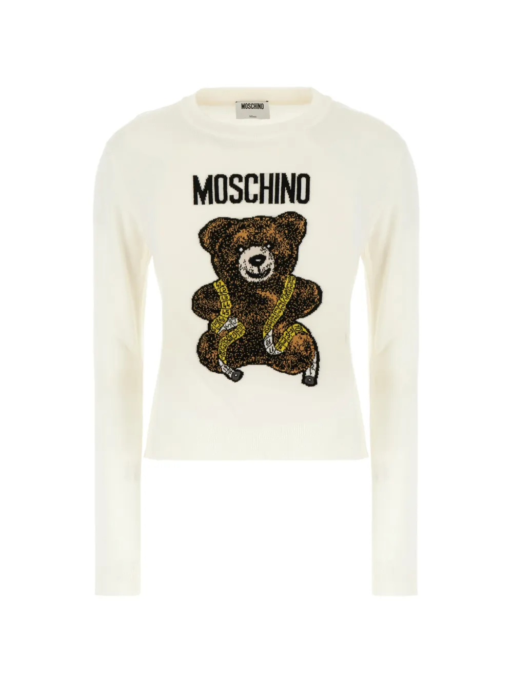 Moschino intarsia-knit sweater - Nude