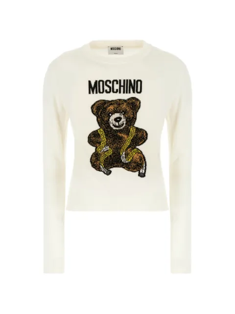 Moschino suéter tejido en intarsia