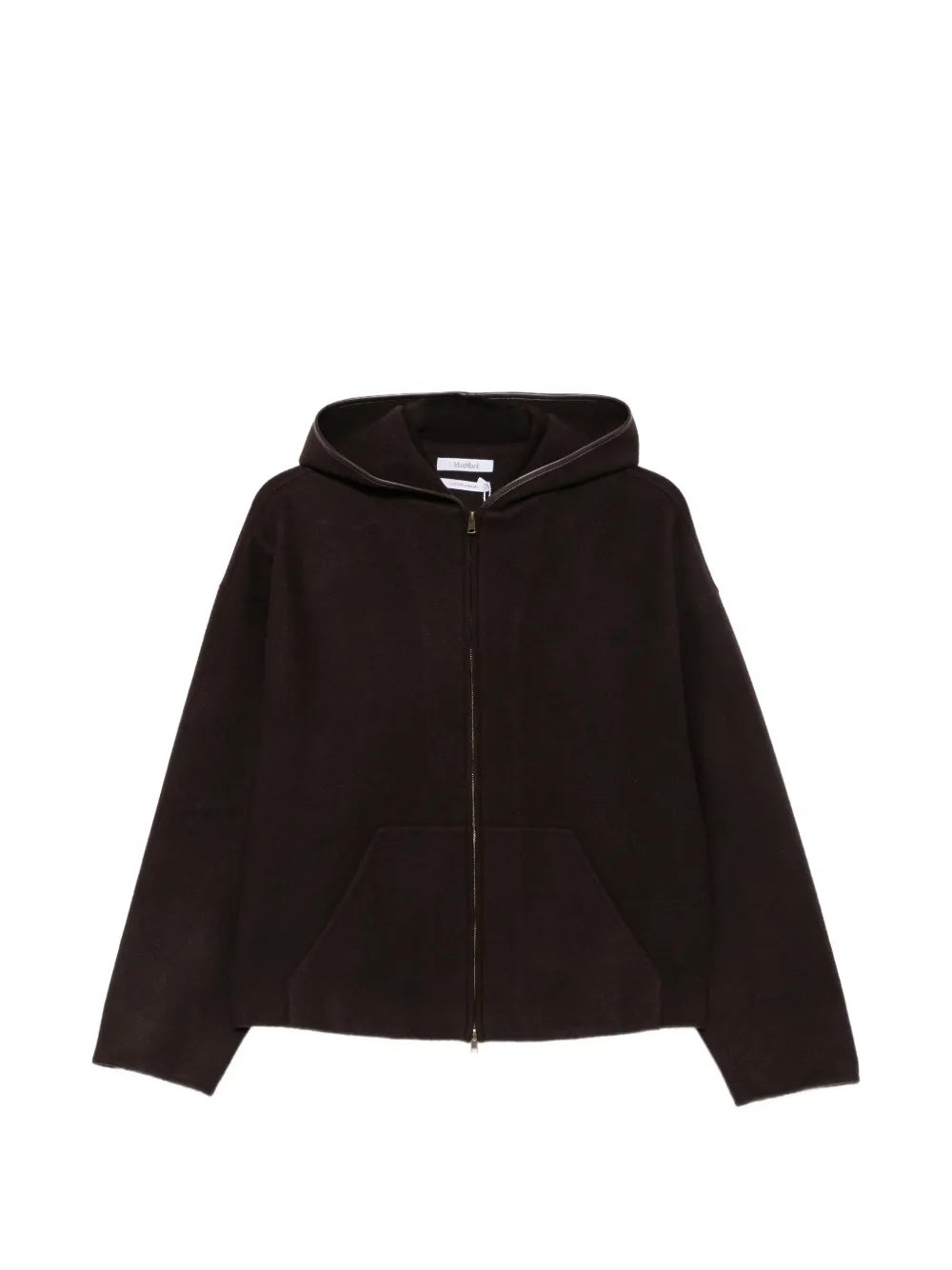 Max Mara zip-up hoodie - Brown