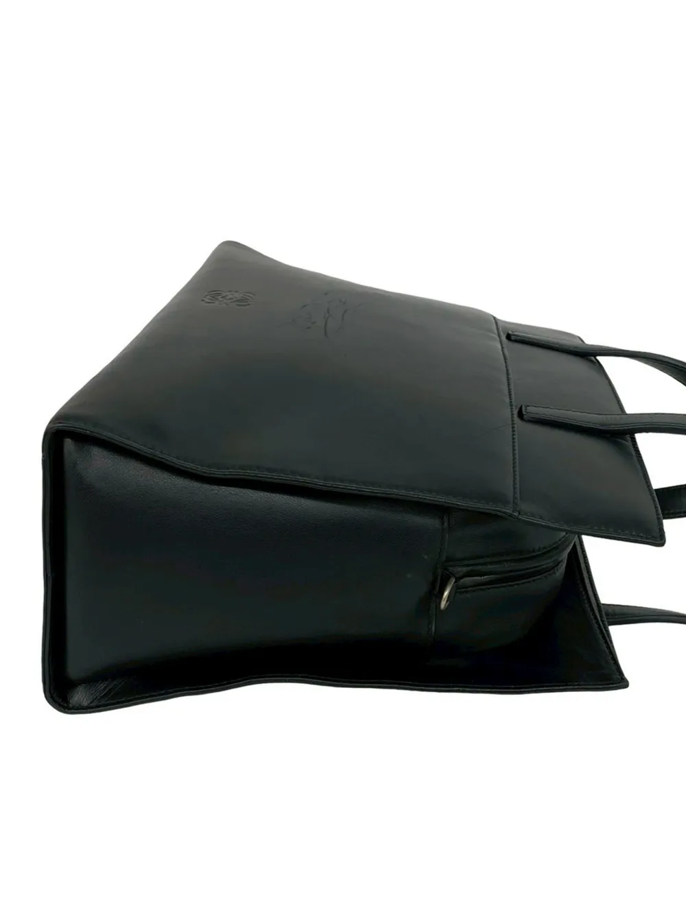 Loewe Pre-Owned 2010-2026 レザーアナグラム サッチェルバッグ