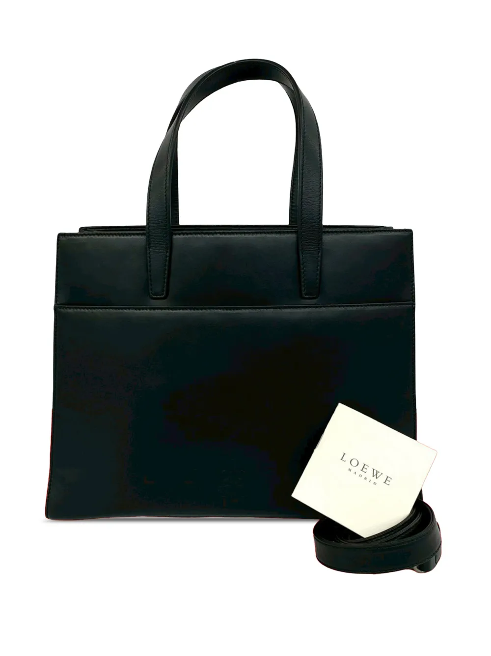 Loewe Pre-Owned 2010-2026 レザーアナグラム サッチェルバッグ
