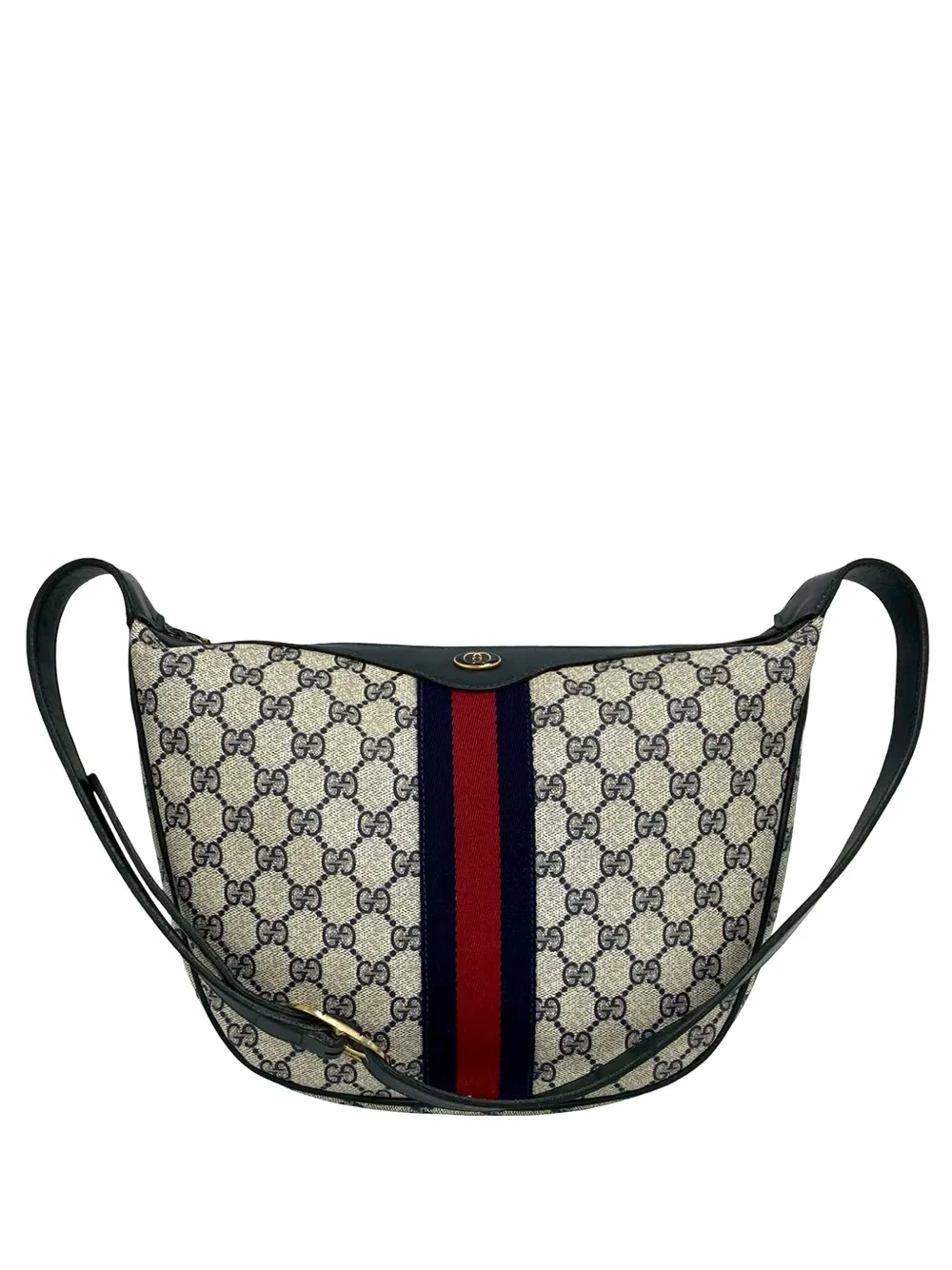 Gucci Pre-Owned 20th Century GG Supreme Web crossbody bag - Toni neutri