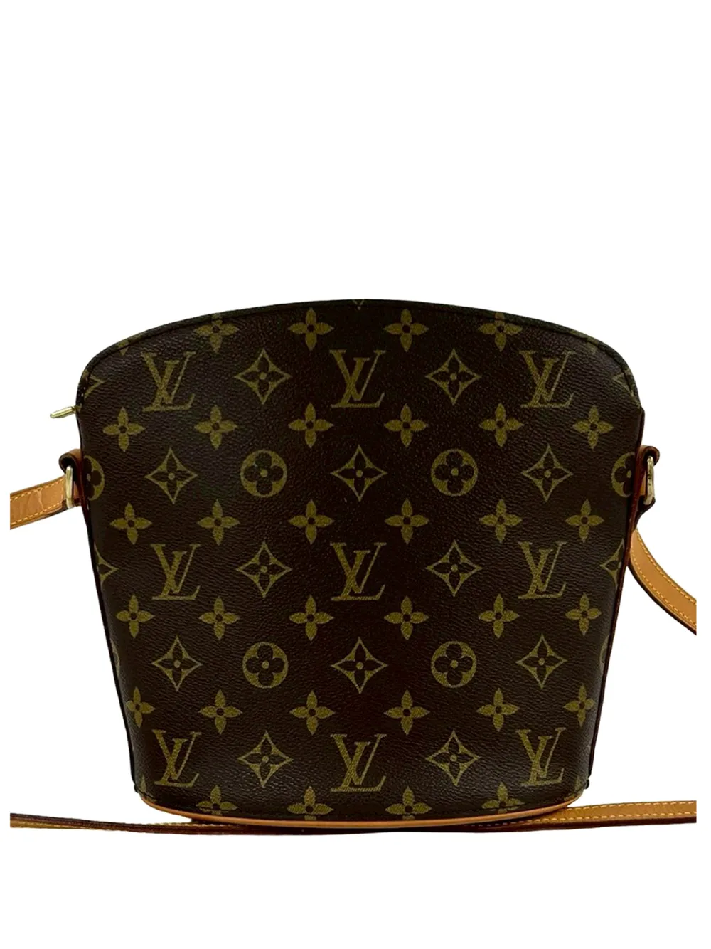 Louis Vuitton Pre-Owned 2001 Monogram Drouot crossbody bag - Braun