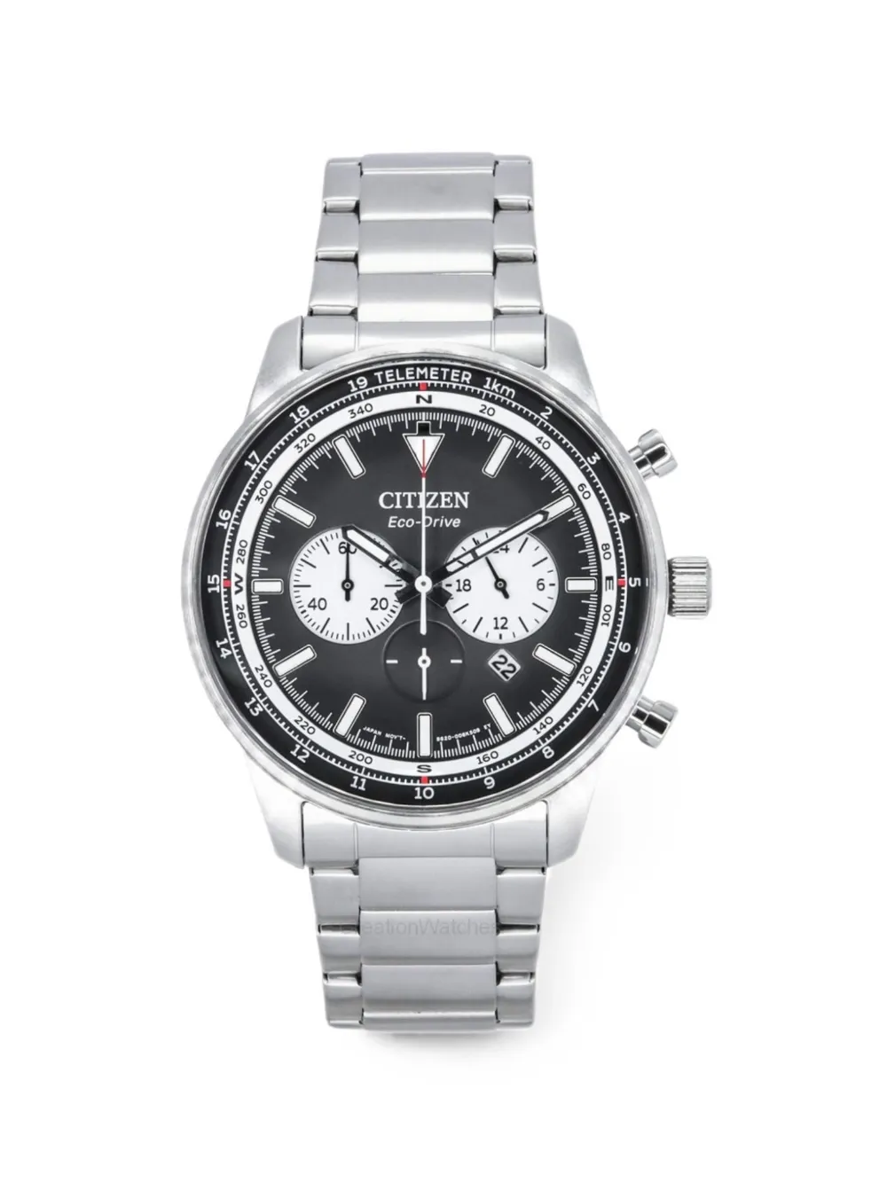 Citizens of Humanity Eco-Drive 44mm watch - Nero