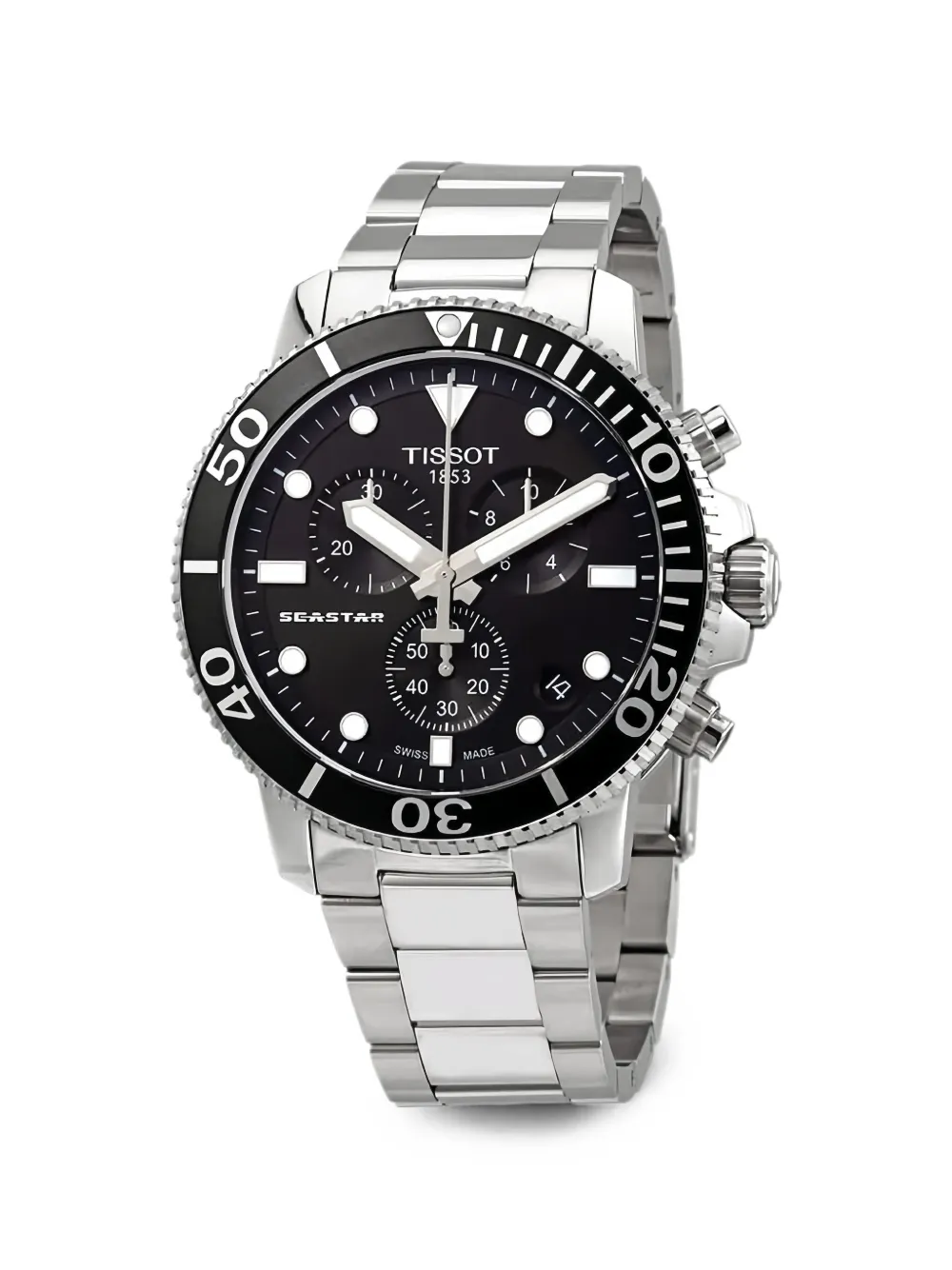 Tissot Seastar 1000 46mm watch - Nero
