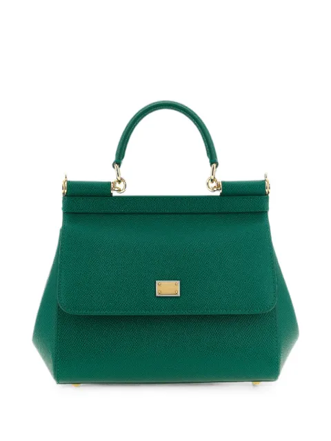 Dolce & Gabbana small Sicily leather tote bag