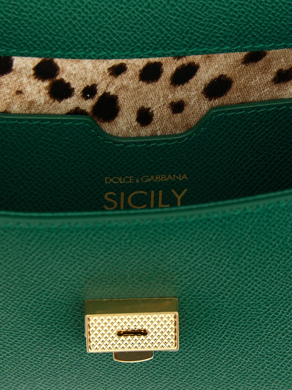 Dolce & Gabbana Sicily medium handtas Groen