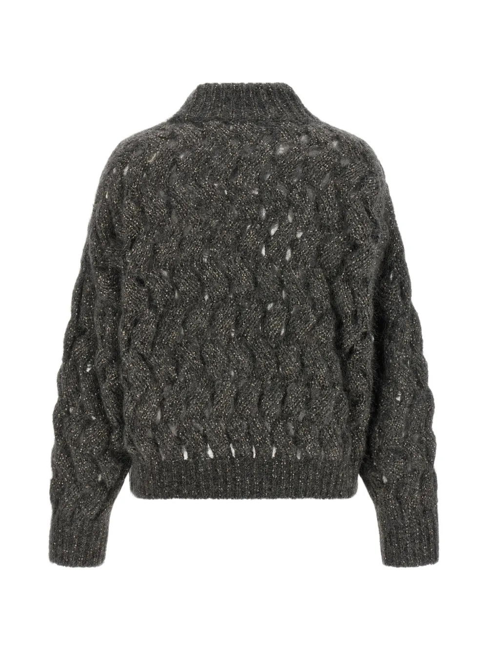 Brunello Cucinelli Dazzling Waves trui Grijs