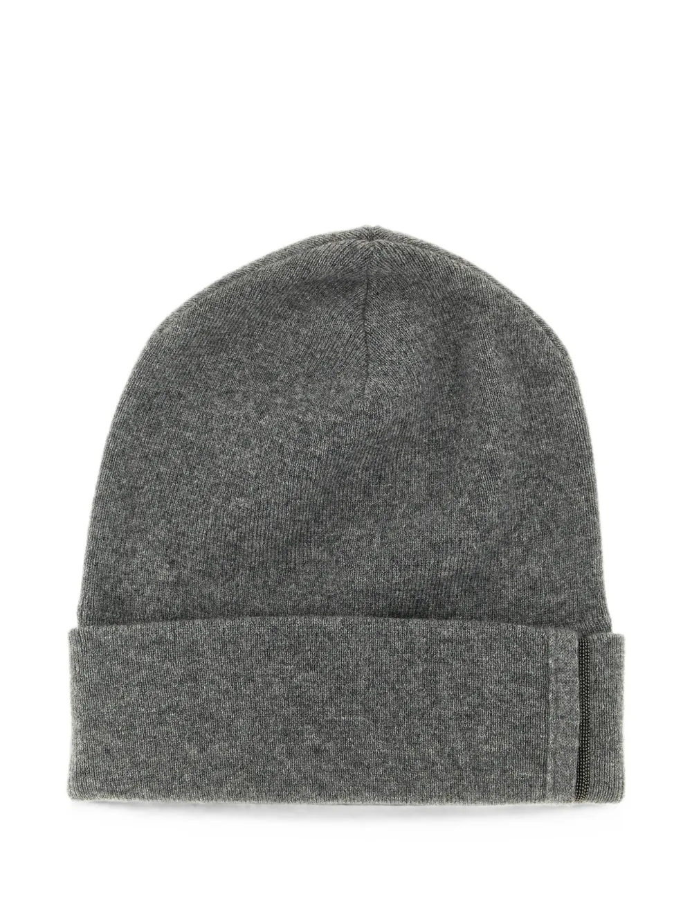 Brunello Cucinelli Monile-detail beanie hat - Grigio