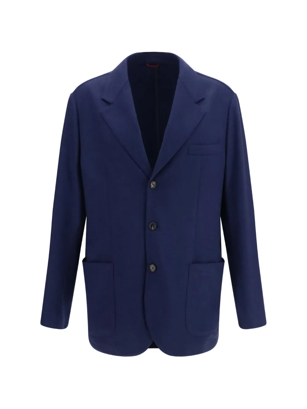 Brunello Cucinelli cashmere jersey single-breasted blazer - Blau