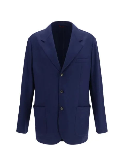 Brunello Cucinelli cashmere jersey single-breasted blazer