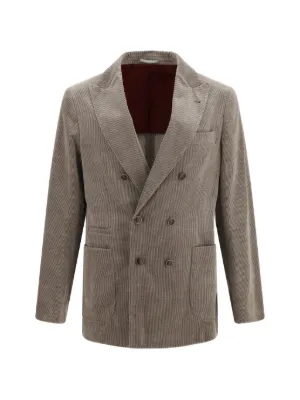 Brunello Cucinelli ダブルジャケット | ブラウン | FARFETCH JP