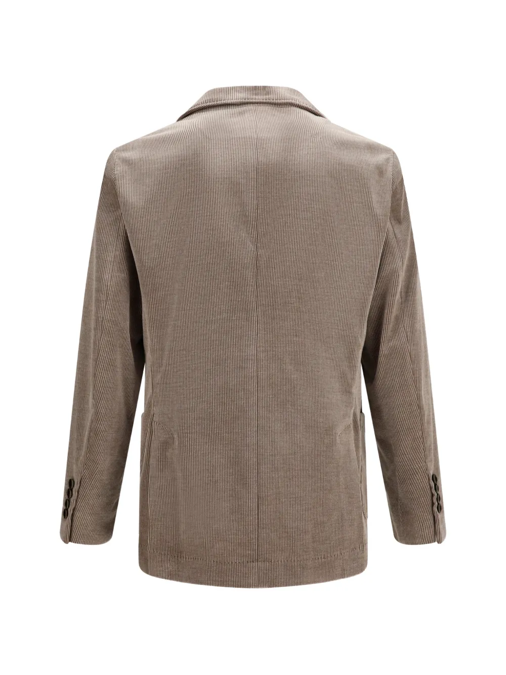 Brunello Cucinelli Ribfluwelen jack Beige