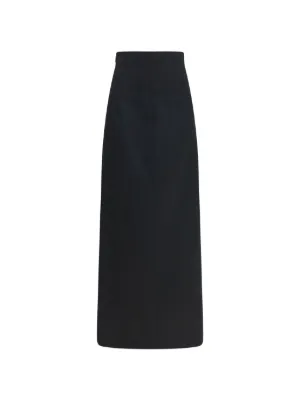 The Row Roux マキシスカート | ブルー | FARFETCH JP