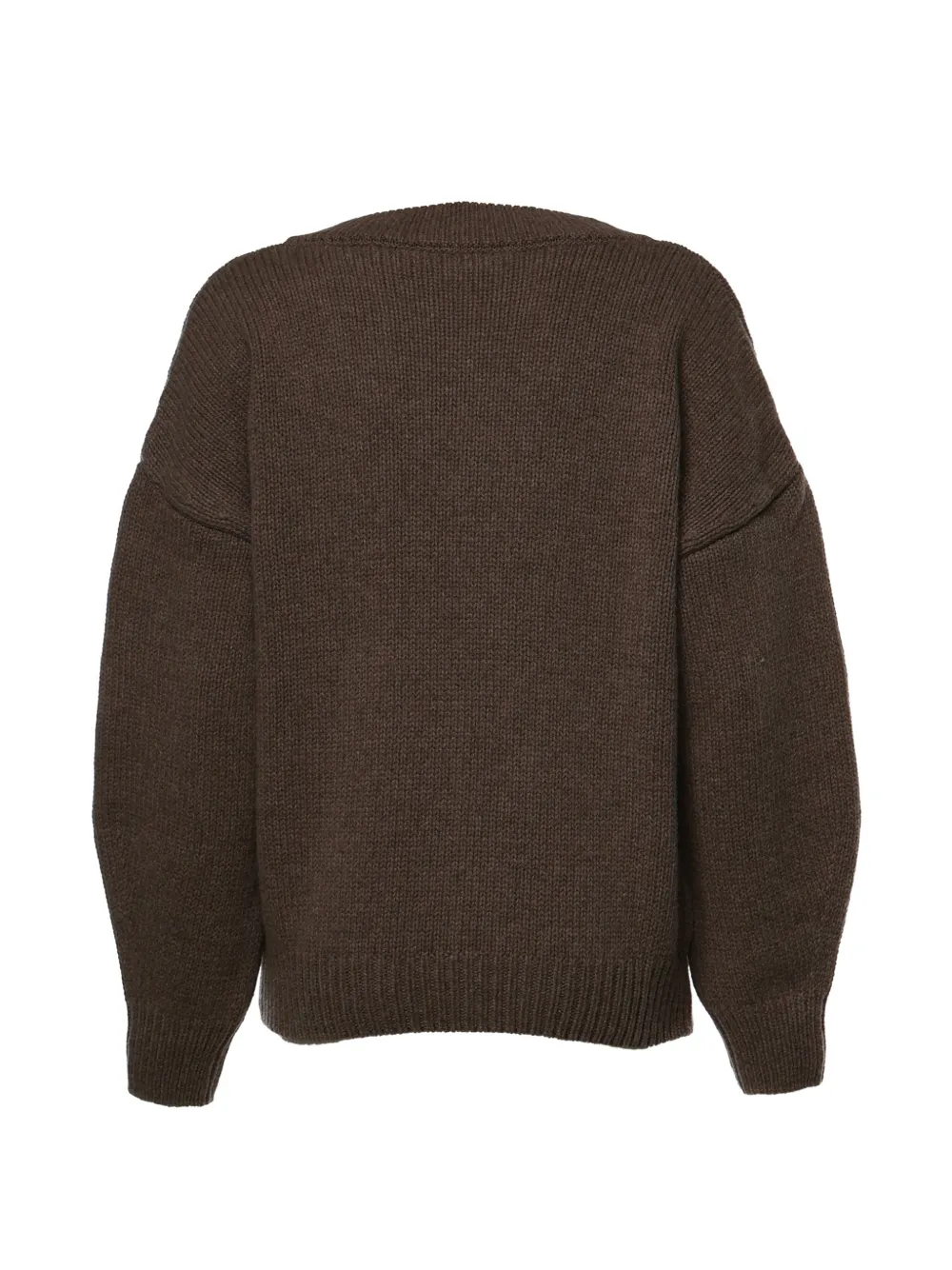 ROTATE BIRGER CHRISTENSEN Trui met logopatch Bruin