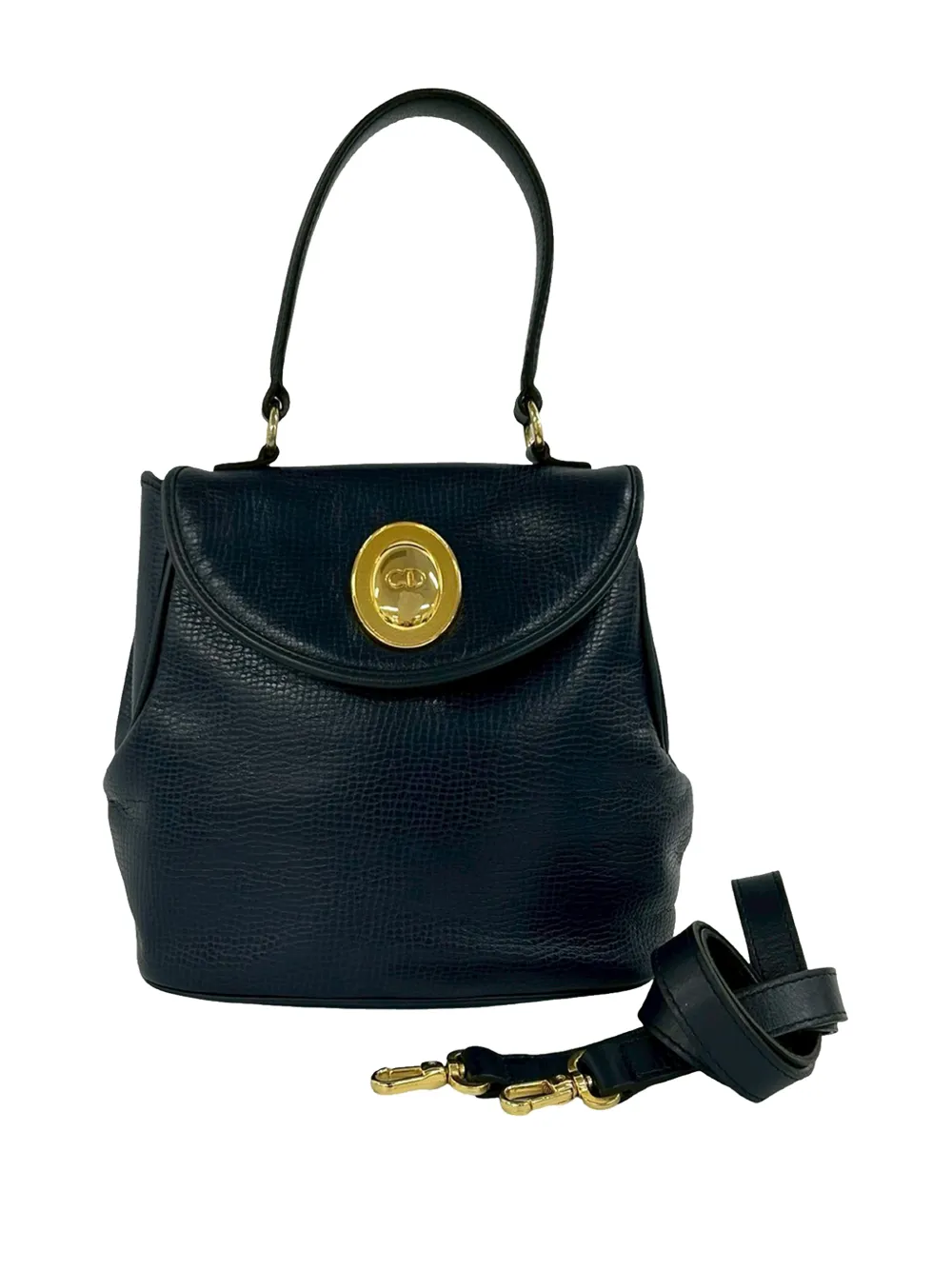 Christian Dior Pre-Owned 20th Century Leather satchel - Blu
