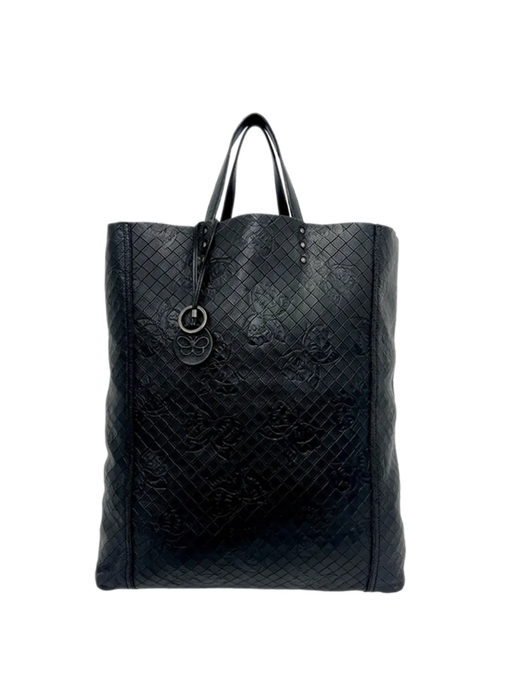 Bottega Veneta Pre-Owned 2012-2026 Intrecciomirage Butterfly tote bag - Black