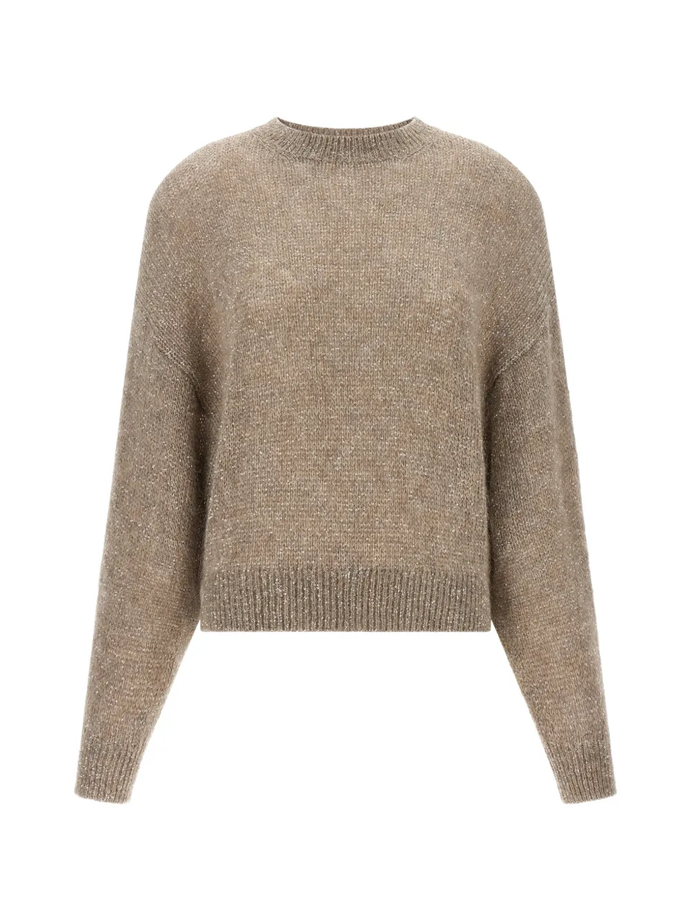 Brunello Cucinelli Diamante sequin-embellished sweater - Neutrals