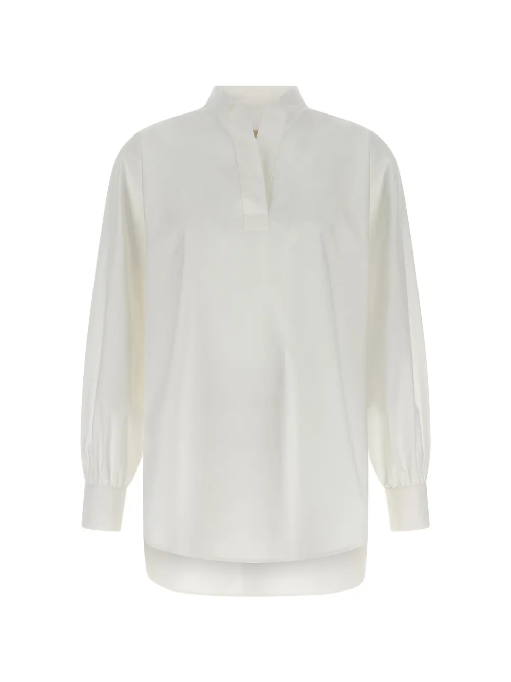 Valentino Garavani VLogo-embroidered blouse - Bianco