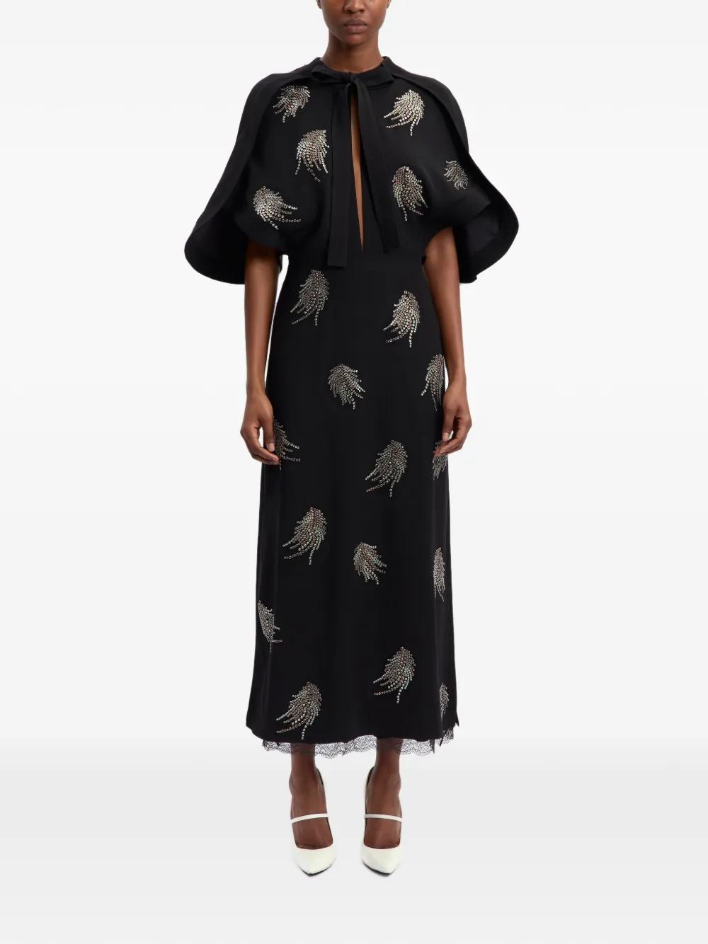 16Arlington Della midi dress - Nero
