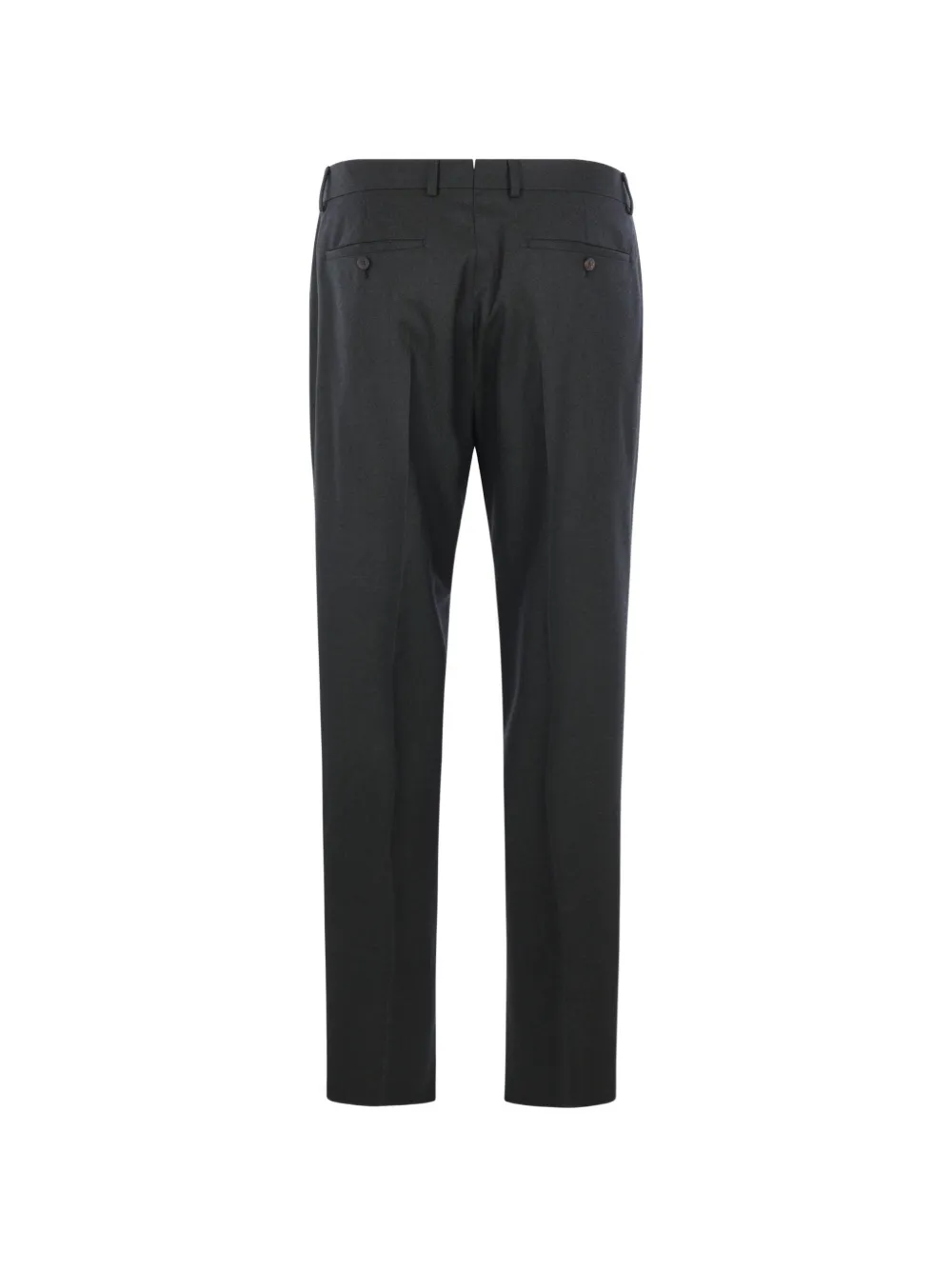 Caruso Pantalon met geplooide voorkant Groen