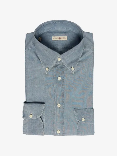 Luciano Barbera blue shirt