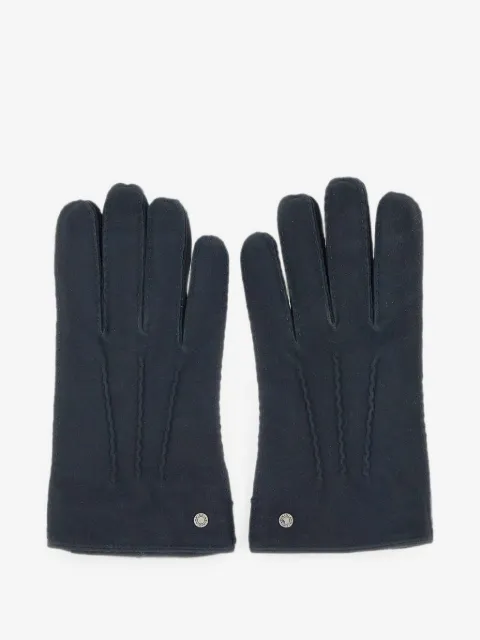 GIANNI CHIARINI suede top-stitch gloves