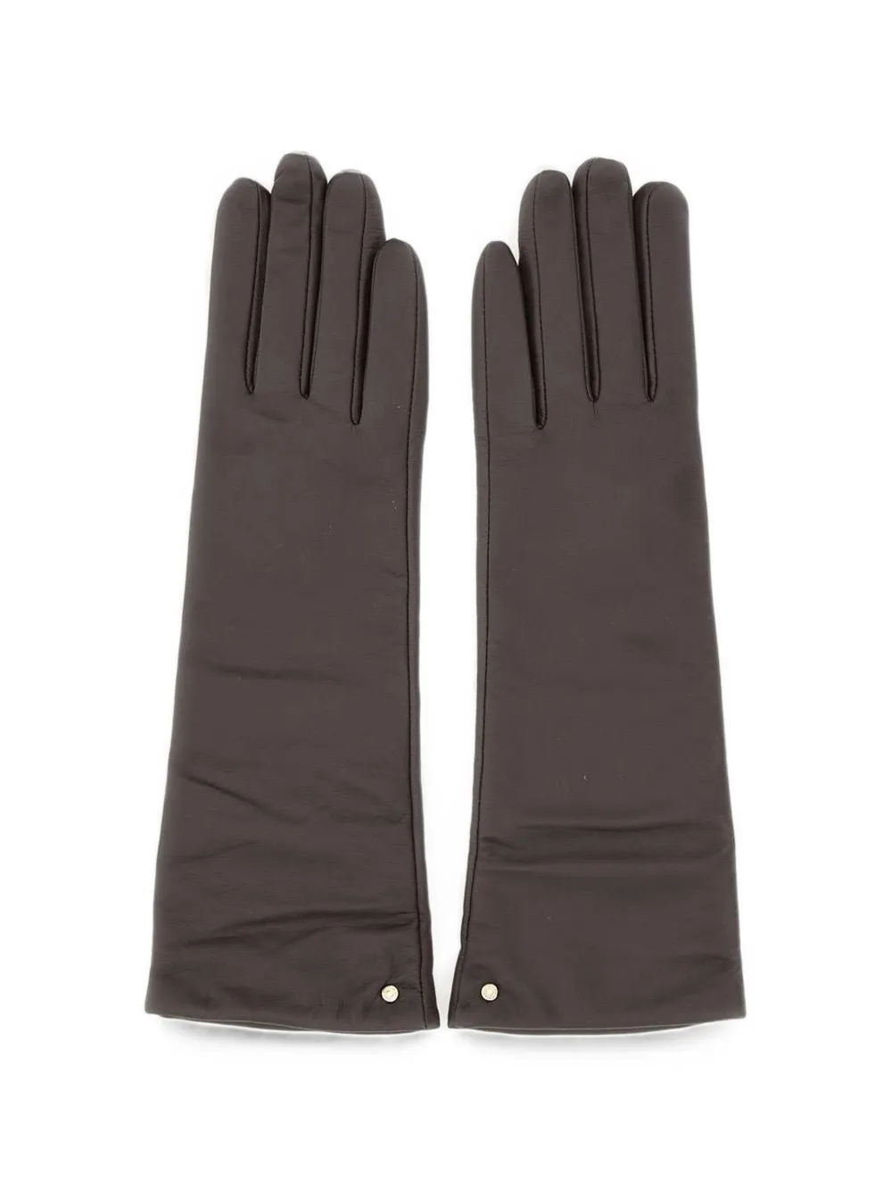 GIANNI CHIARINI logo-rivet gloves - Marrone