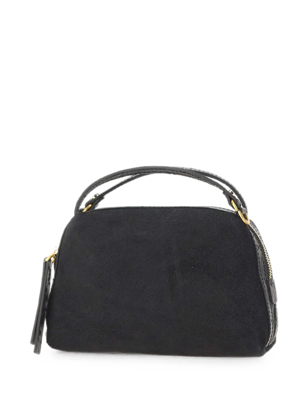 GIANNI CHIARINI Alifa suède handtas Zwart