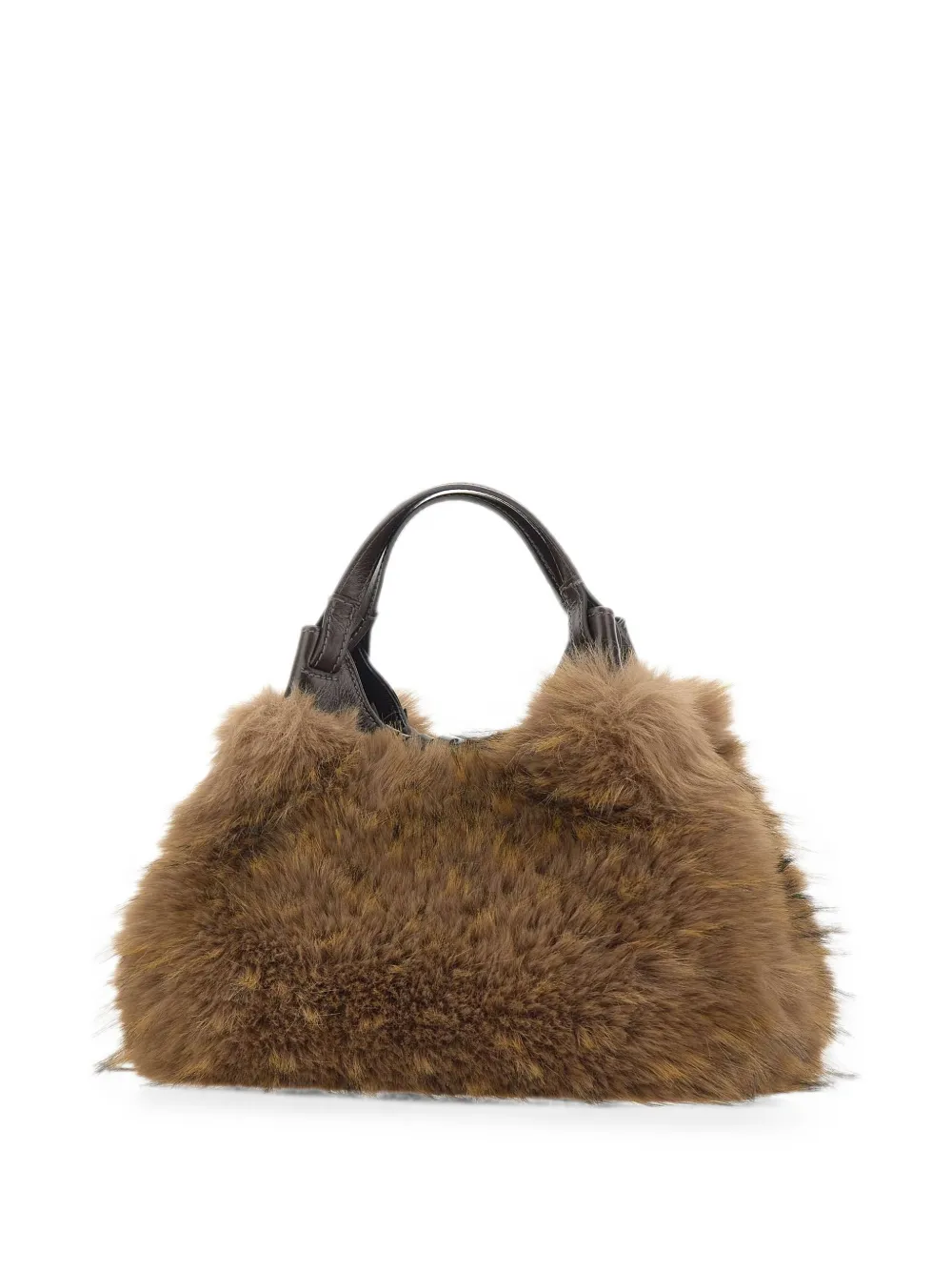 GIANNI CHIARINI Dua shopper met bont-effect Bruin