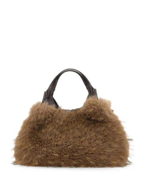 GIANNI CHIARINI medium Dua faux-fur leather tote bag