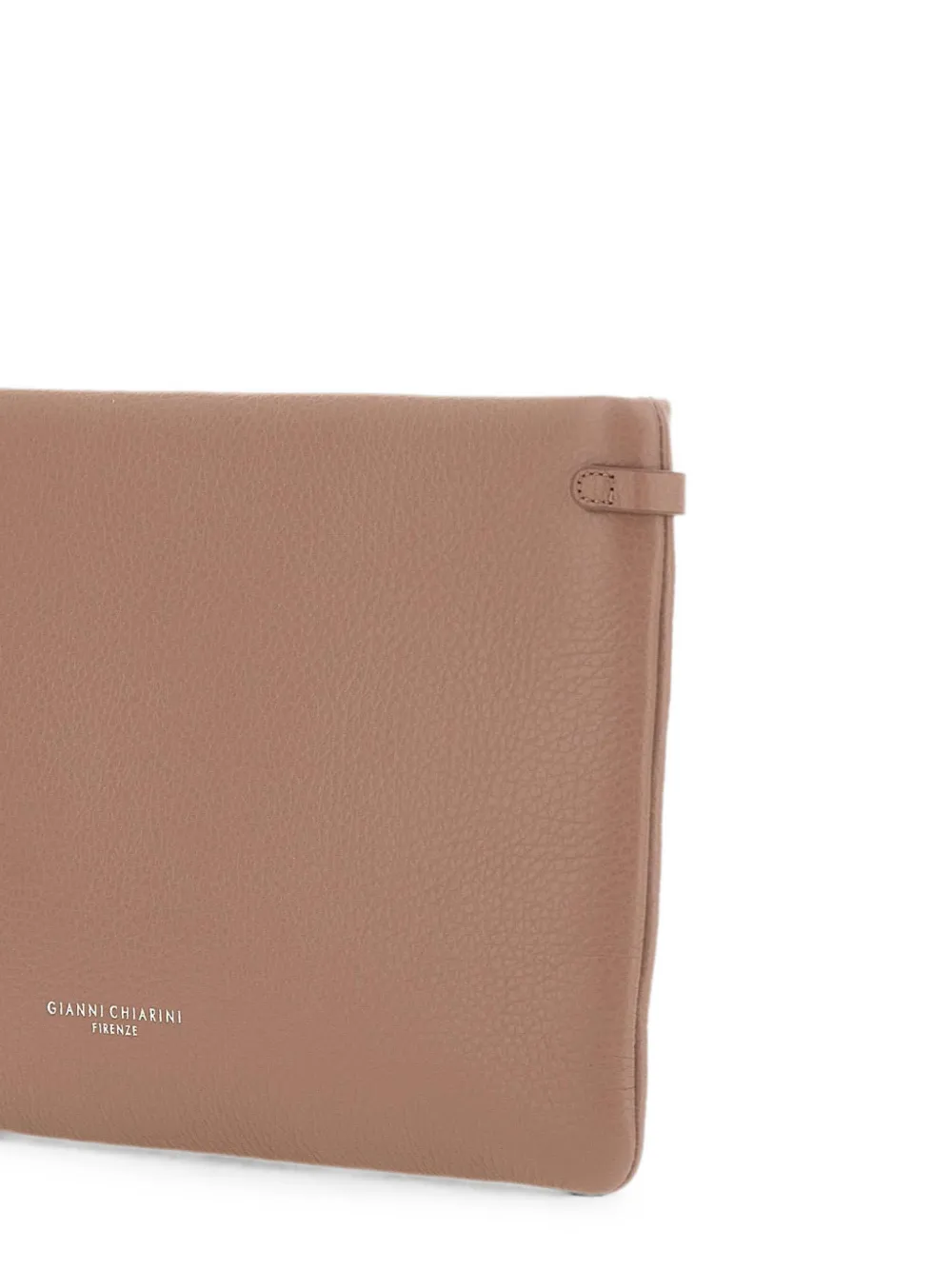 GIANNI CHIARINI Hermy leren clutch Roze