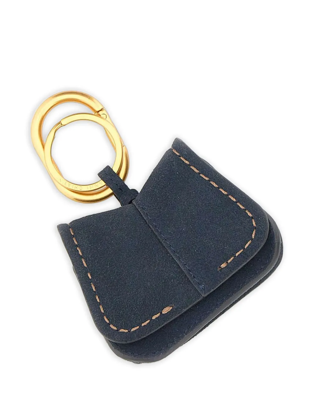 GIANNI CHIARINI Helena sleutelhanger met contrasterende stiksels Blauw