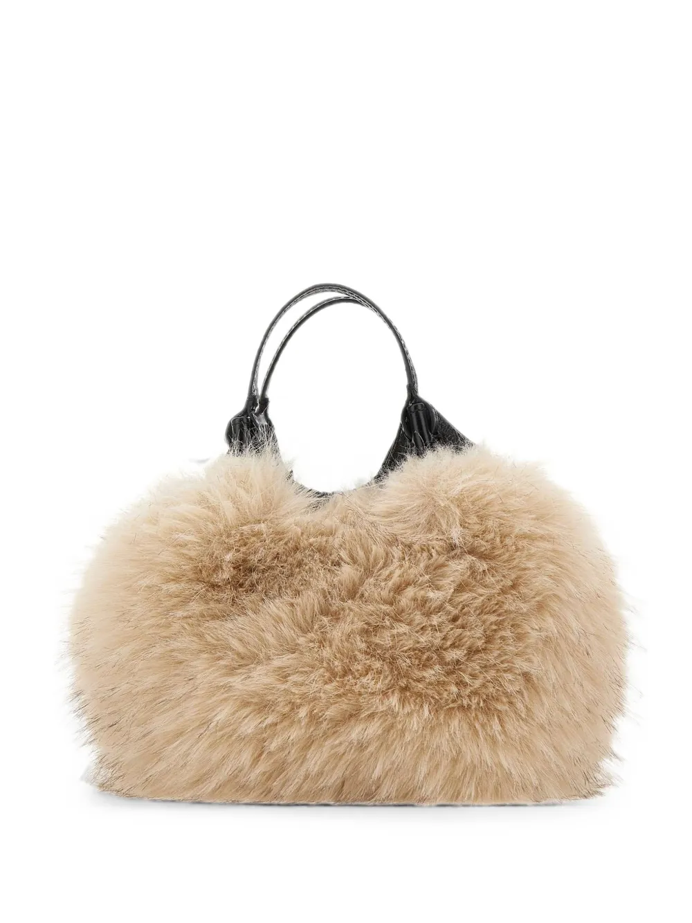 GIANNI CHIARINI Dua faux-fur tote bag - Toni neutri