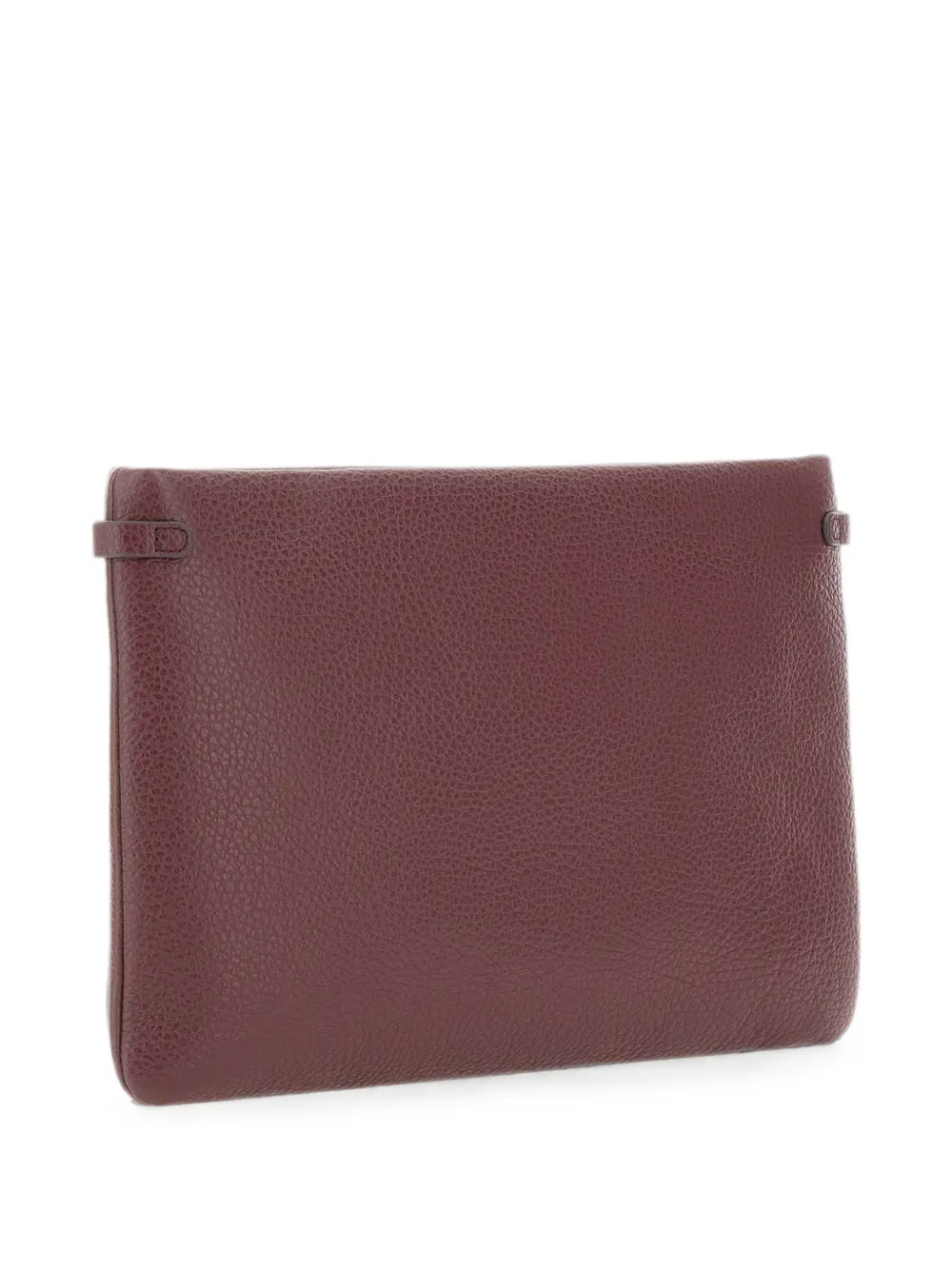 GIANNI CHIARINI Hermy leren clutch Rood