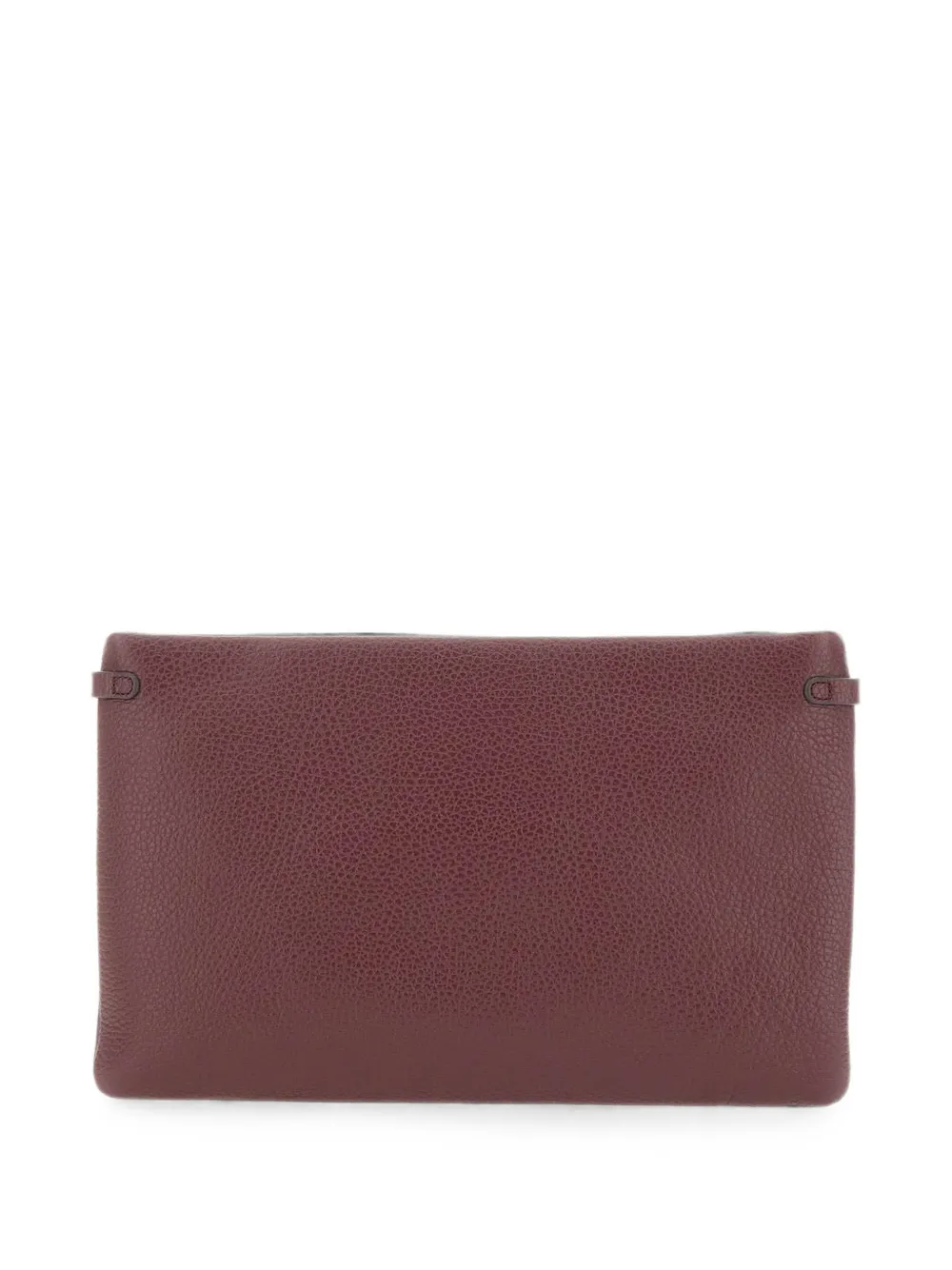 GIANNI CHIARINI Hermy leren clutch Rood