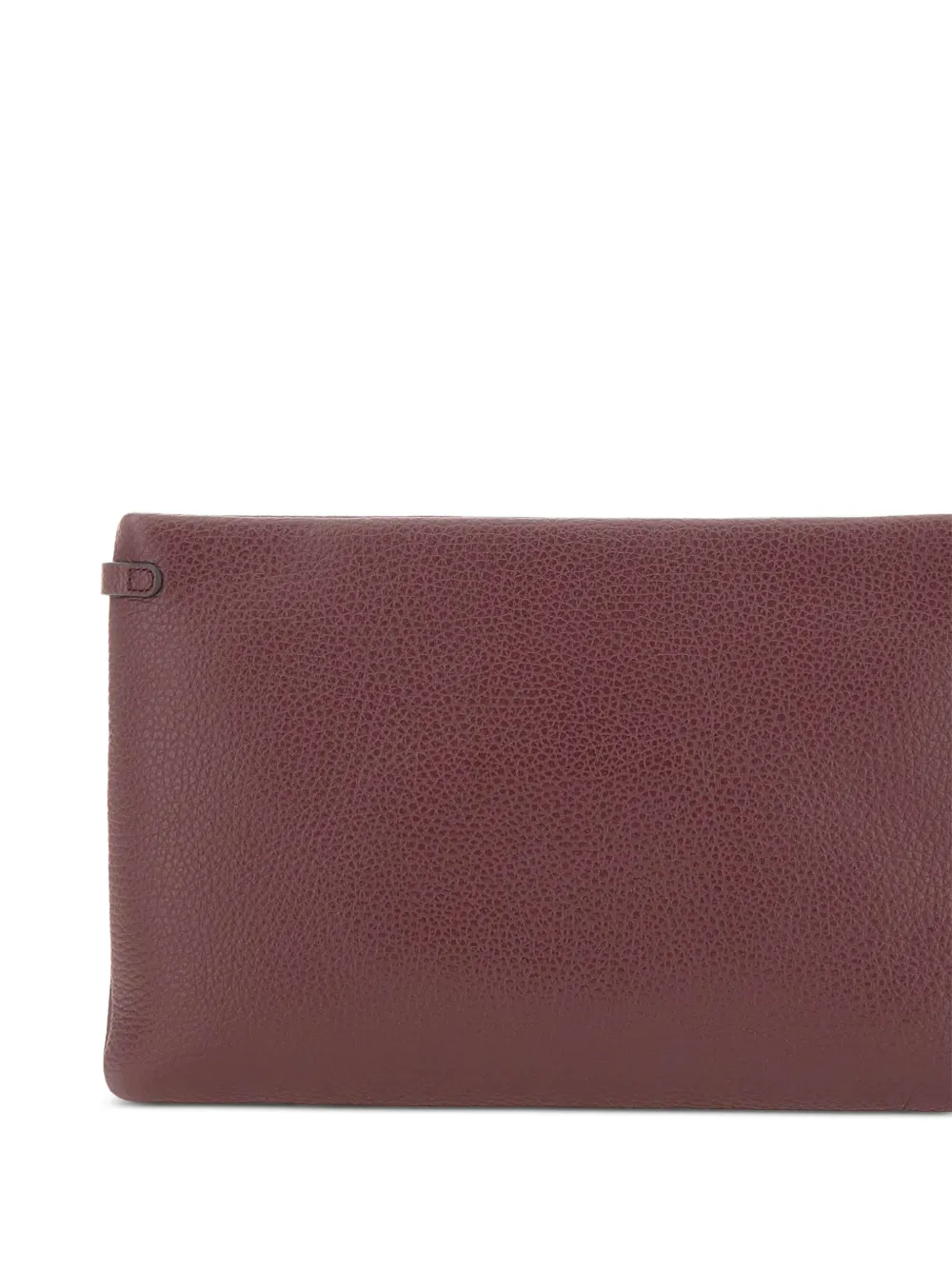 GIANNI CHIARINI Hermy leren clutch Rood