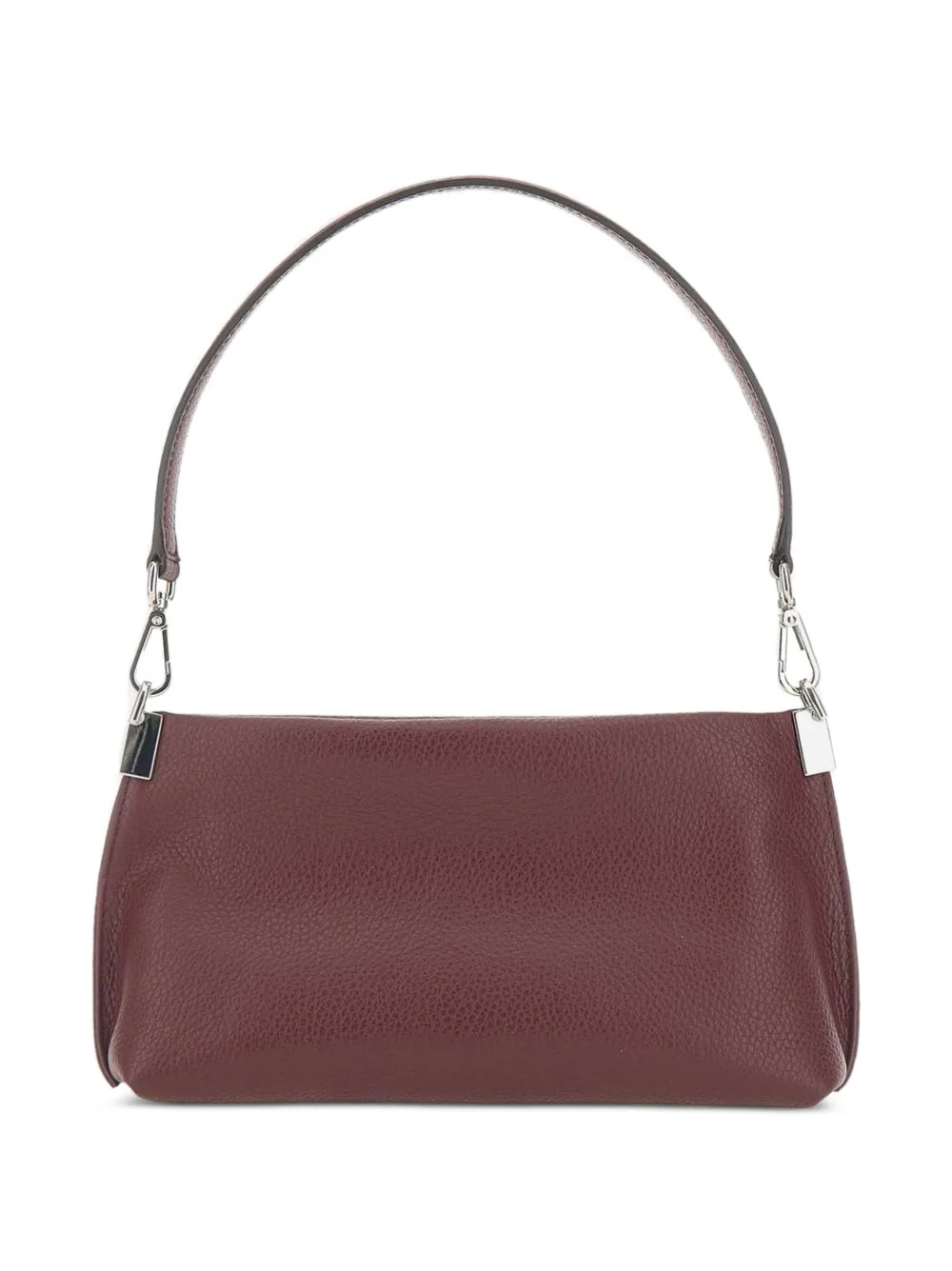 GIANNI CHIARINI Fanny pebbled leather shoulder bag - Rosso