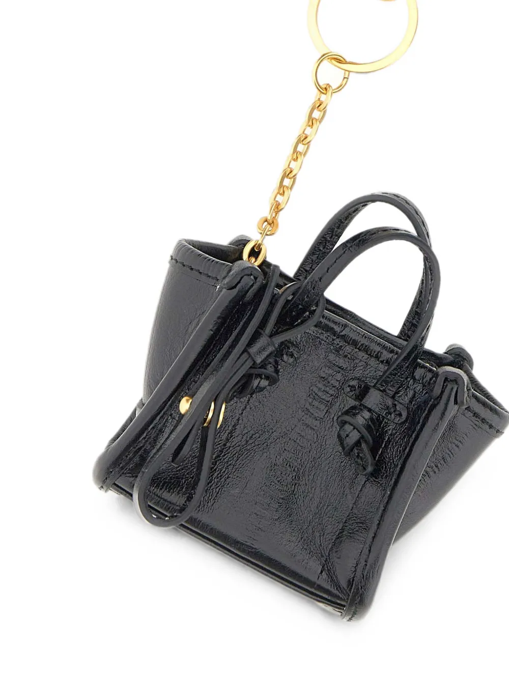 GIANNI CHIARINI Marcella sleutelhanger met mini-tas Zwart