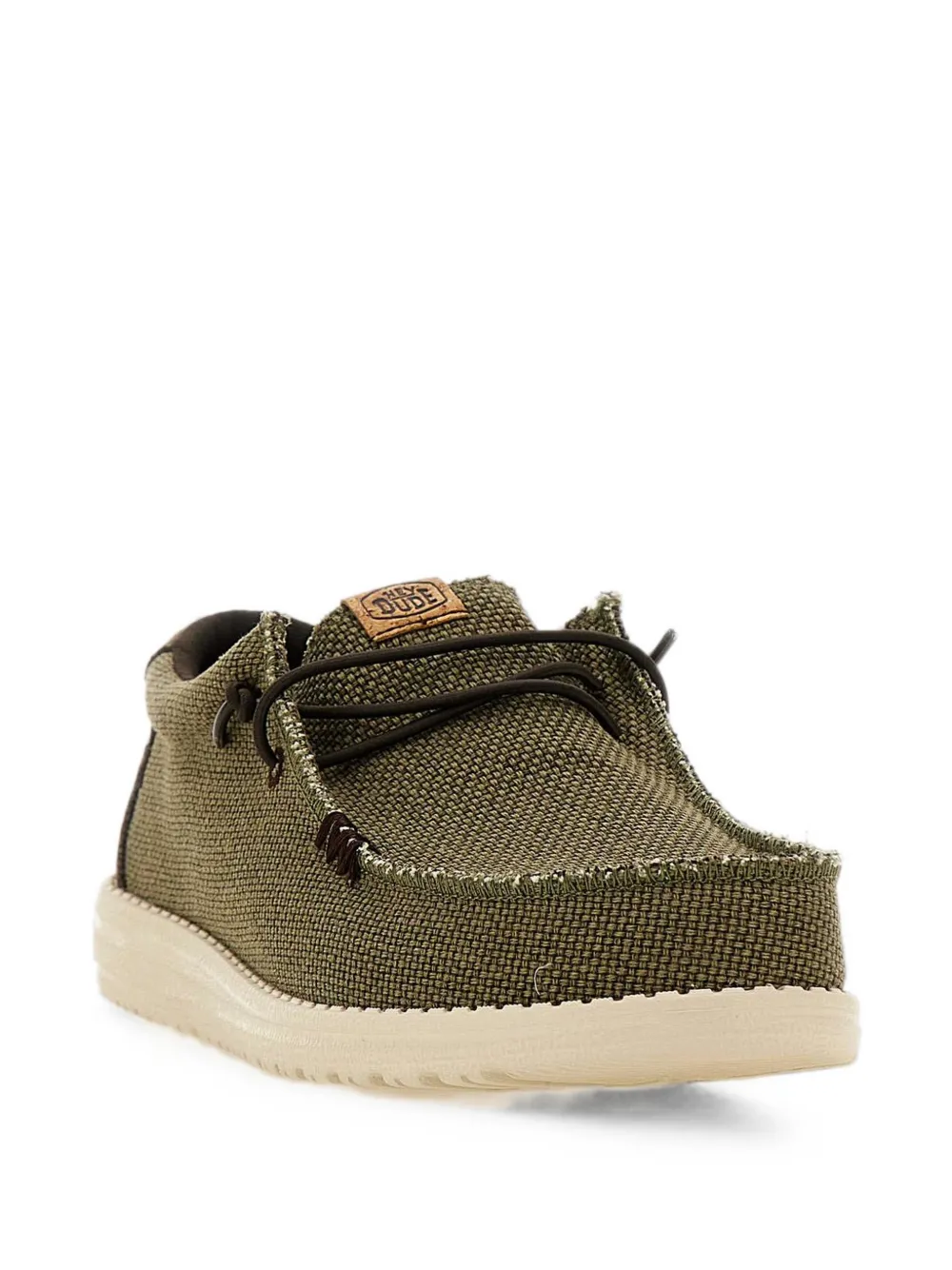 Hey Dude Wally gevlochten bootschoenen Groen