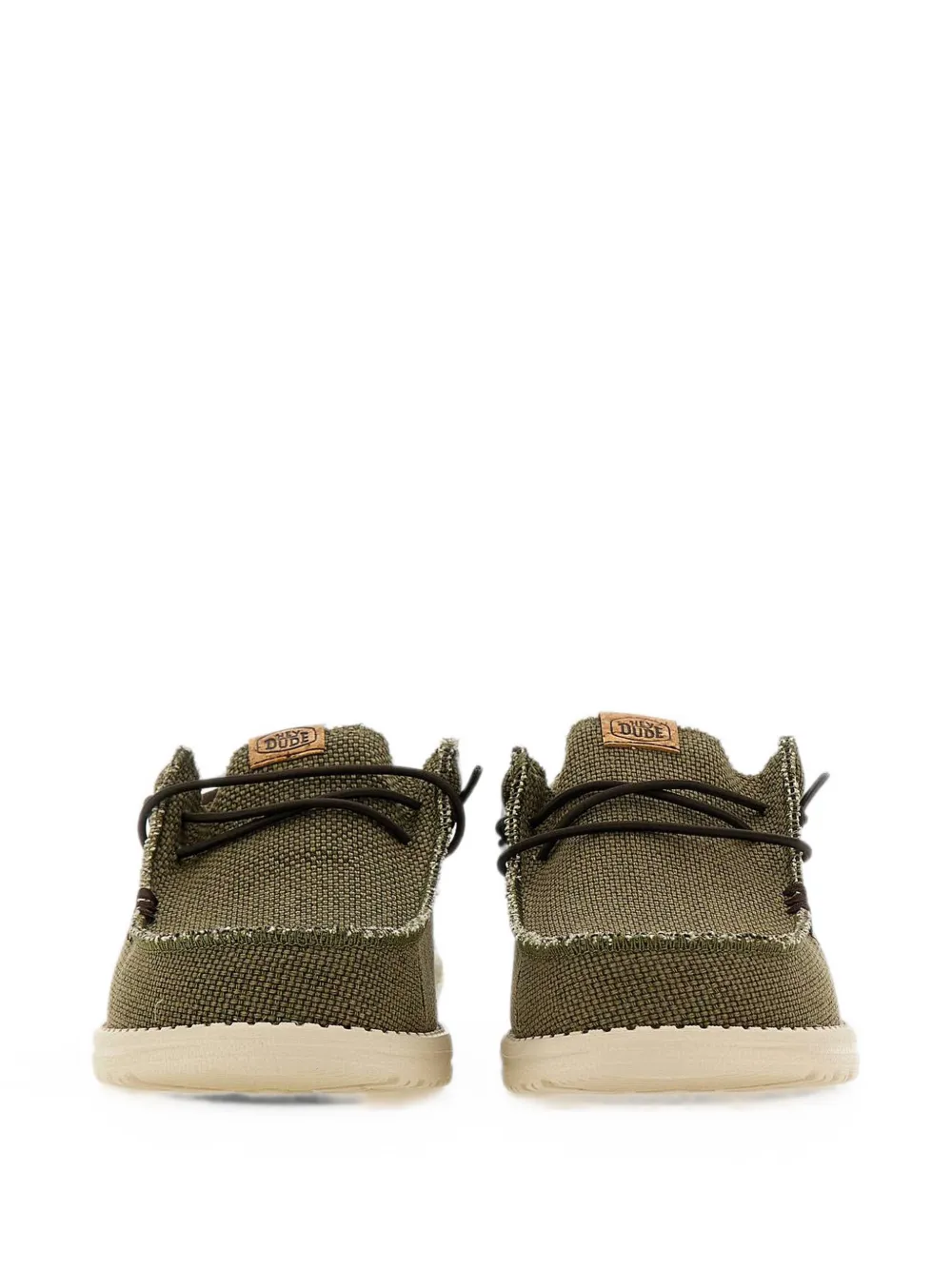 Hey Dude Wally gevlochten bootschoenen Groen