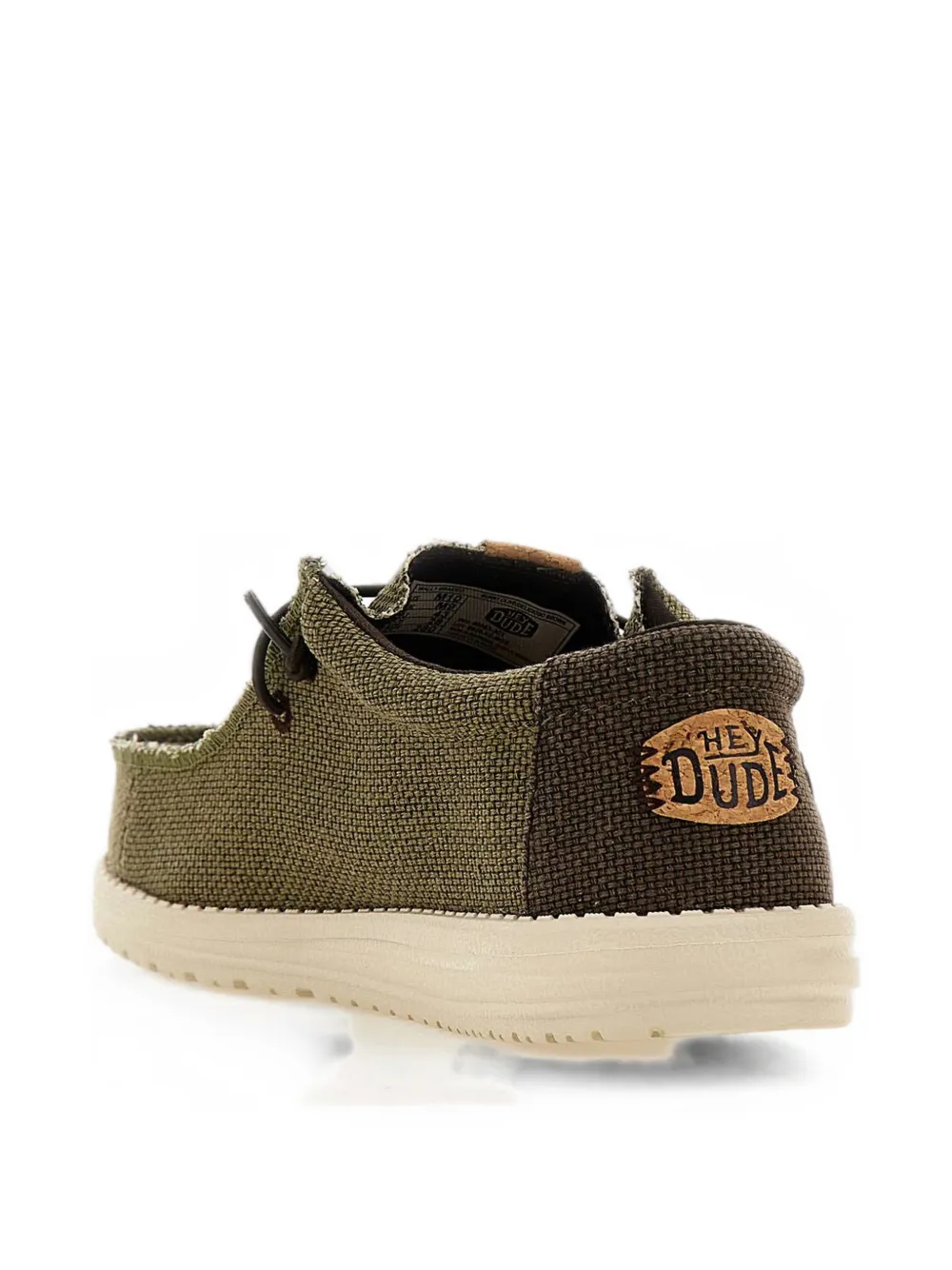 Hey Dude Wally gevlochten bootschoenen Groen