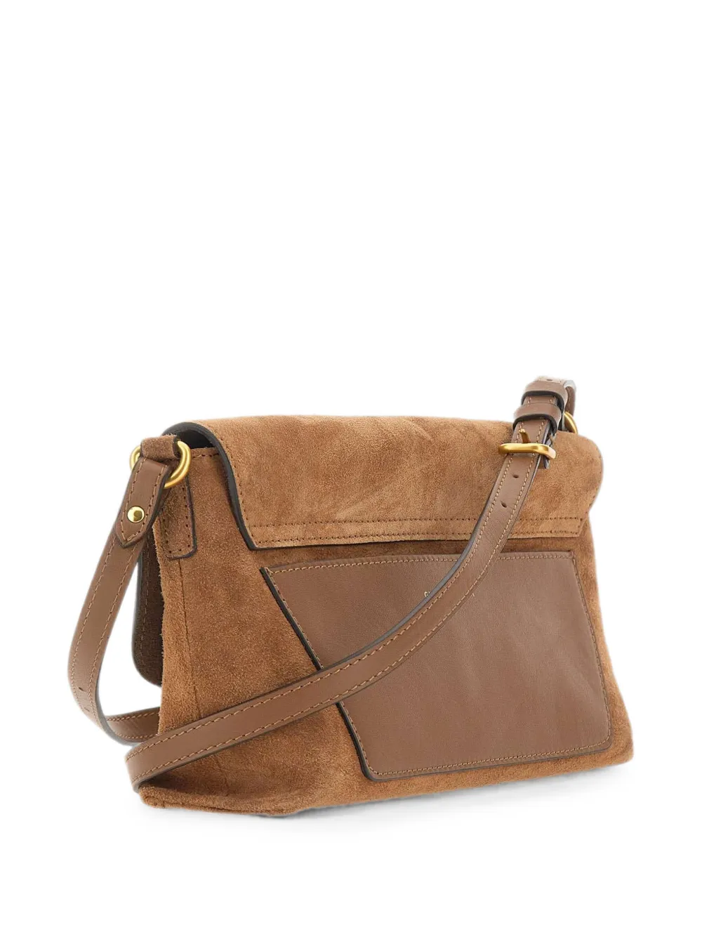 GIANNI CHIARINI Eugenia suède schoudertas Bruin