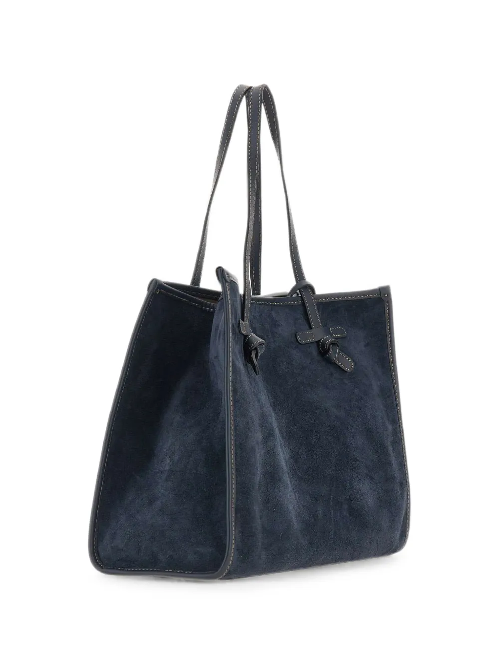 MARCELLA CLUB Marcella suede shoulder bag - Blu