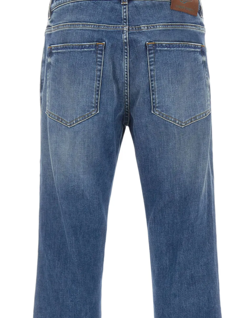 Re-Hash Archie jeans met verwassen afwerking Blauw