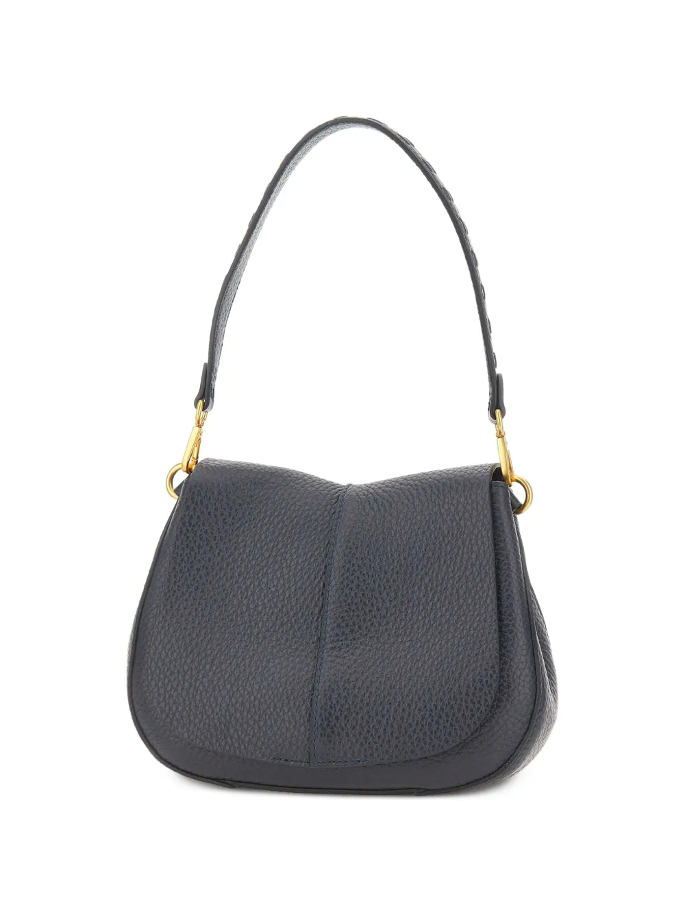 GIANNI CHIARINI Helena ronde leren schoudertas Blauw