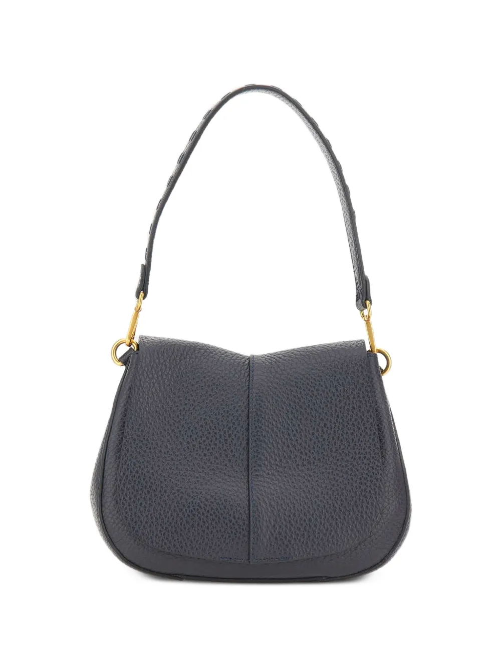 GIANNI CHIARINI Helena Round leather shoulder bag - Blu