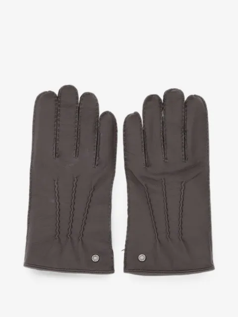 GIANNI CHIARINI topstitched leather gloves