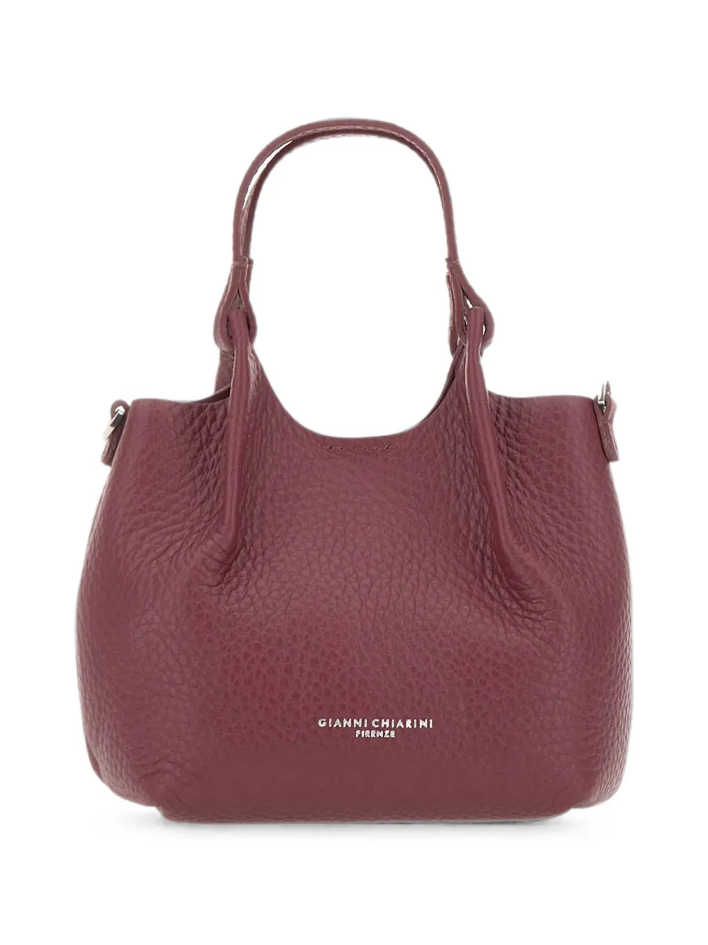 GIANNI CHIARINI Dua grainy handbag - Rosso
